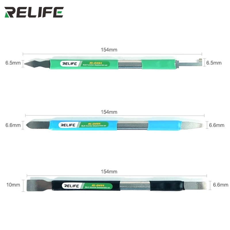 RELIFE RL-049A Double-headed Multi-function Prying Knife for Iphone Android Remove The Glass Back Cover Tin Scraping Knife