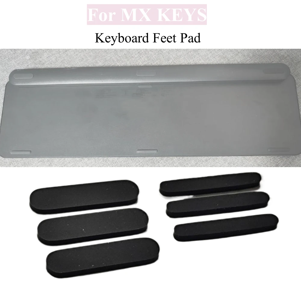 1 Set Keyboard Feet Pad for MX KEYS Keyboard Non-slip Foot Mat Replacement Accessories