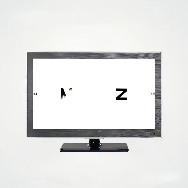A high definition motorized LCD eye chart for professional ophthalmic vision testing