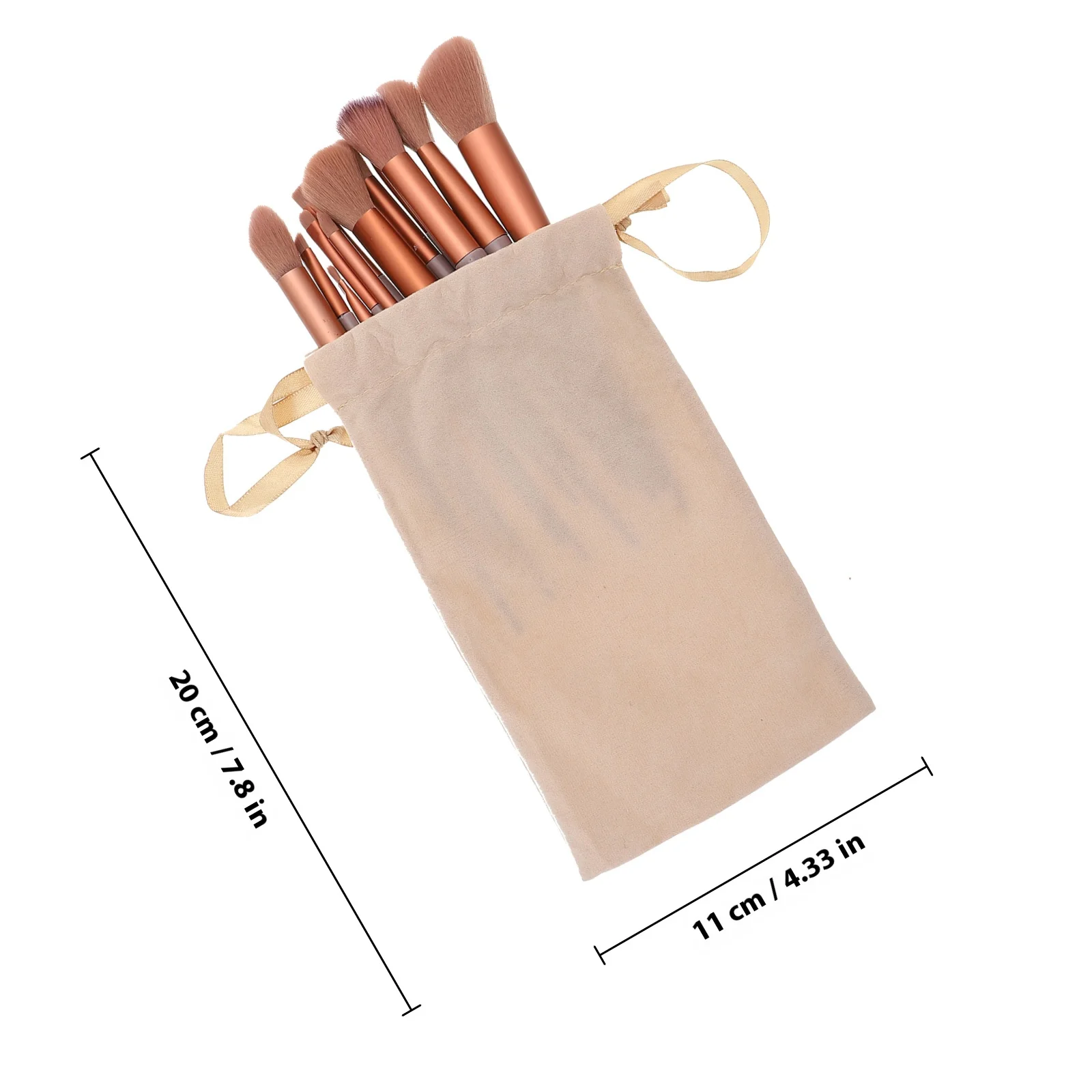 1 set set di pennelli per trucco pennelli professionali morbidi in fibra artificiale strumento portatile per ombretto in polvere per fard da viaggio