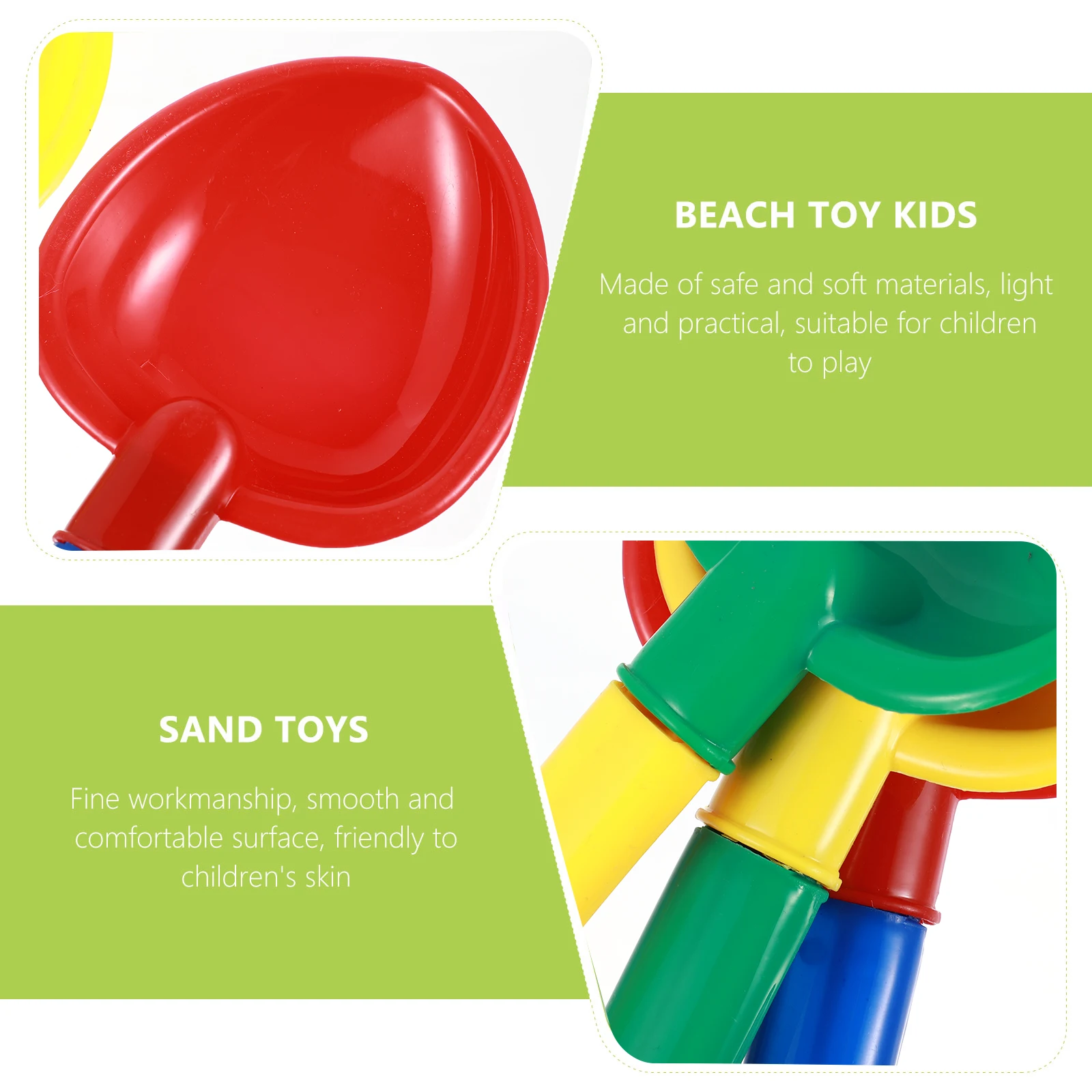 3 szt. Plastikowe Łopatki Zabawki Dziecięce Łopatki Plażowe Do Kopania Lekkie Do Piaskownicy Podwórka Prezent Do Kopania Piasku