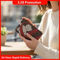 CH Otoño/Invierno moda Clip de tarjeta multifuncional multicolor elegante Color Simple caja de embalaje conveniente cartera de mujer