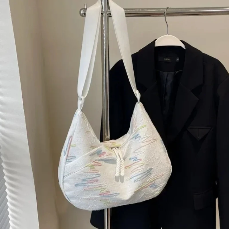 

Fashion Concise Commuter Nylon Zipper Women's Crossbody Bag 2026 High Quality Large Capacity Casual Versatile Shoulder Bags