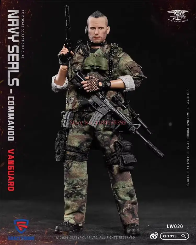 In Voorraad CFTOYS LW020 Seal Special Forces Assault Team Vanguard 1/12 Action Figure 6 inch Volledige Set Model Speelgoed geschenken