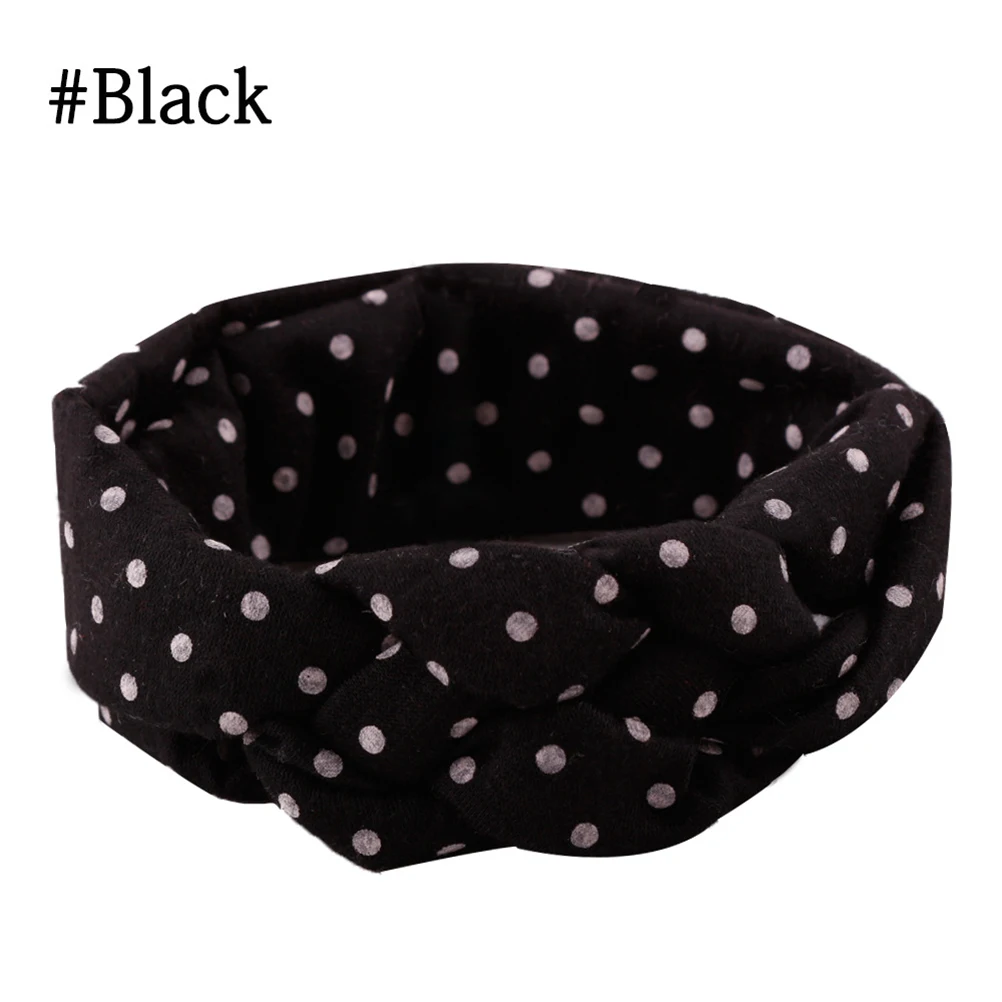 

5Pcs Elastic Knitted Headbands Stretchy Cross Hair Bands Perfect for Babies Toddlers Girls Baby Head Wrap Gift