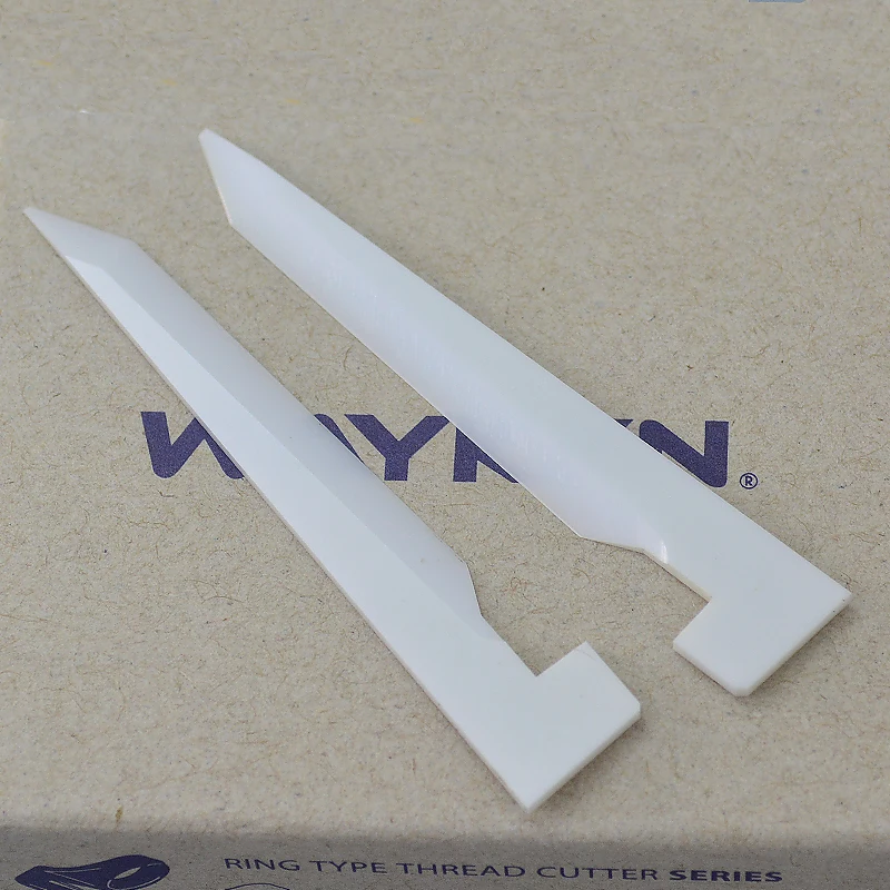 

Juki 195196895893 Машина для открывания пакетов Керамический угловой нож Левый и правый нож 166-07301166-07400