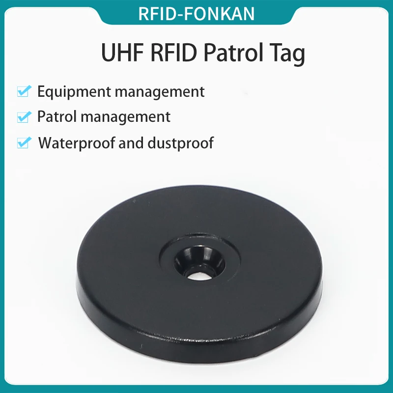 10pcs UHF RFID Patrol Tags ABS Material IP55 5m Reading Distacne RFID Patrol Tag UHF RFID Tag for Patrol Management