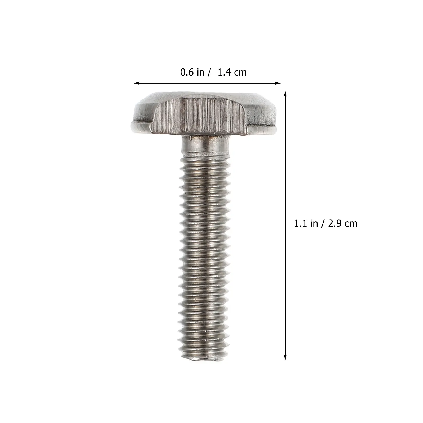 

20pcs T Bolts Stainless Steel Threaded Rod T slot Clamp Square Head Screws Heavy Duty Waterproof Corrosion Resistant Hardware