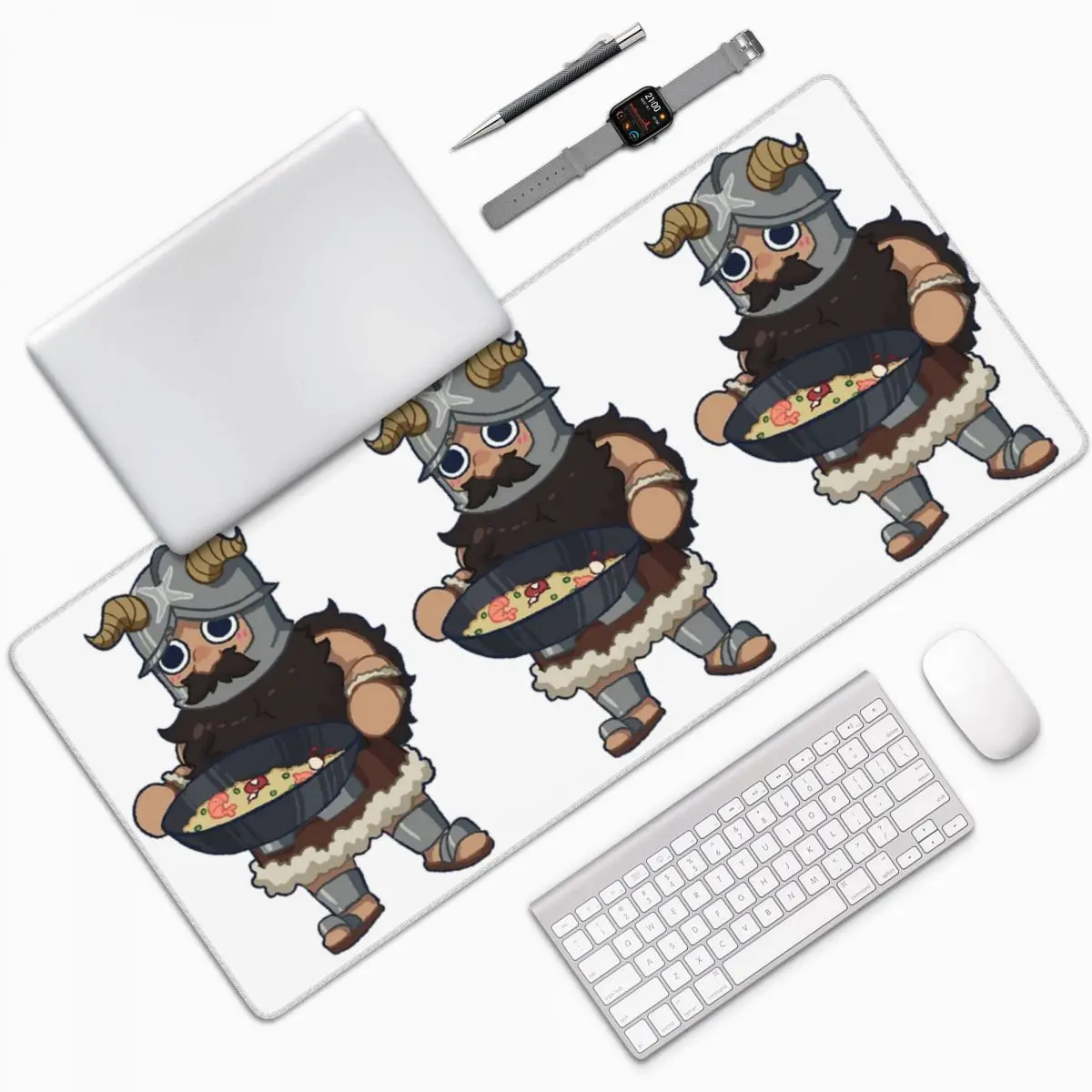 

Dungeon Meshi - Senshi 1 Large Mouse Pad Computer Keyboard Mouse Mat Gamer PC Laptop Desk Mat Office Accessories Table Mats