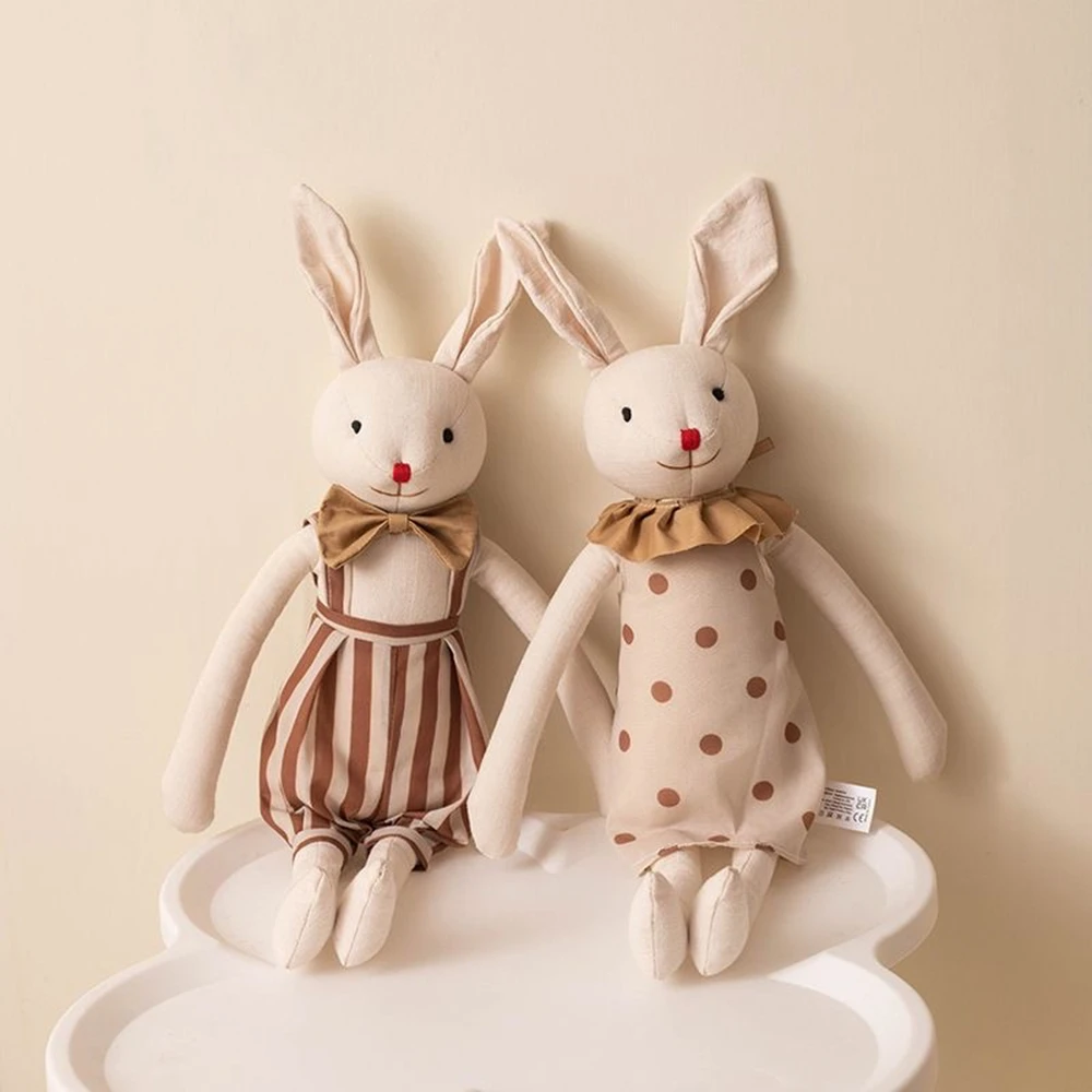 

Boy Girl Ballet Rabbit Plush Toys Soft Slender Cartoon Bunny Doll Gentle Children Appease Doll Birthday Xmas Gift Party Decor