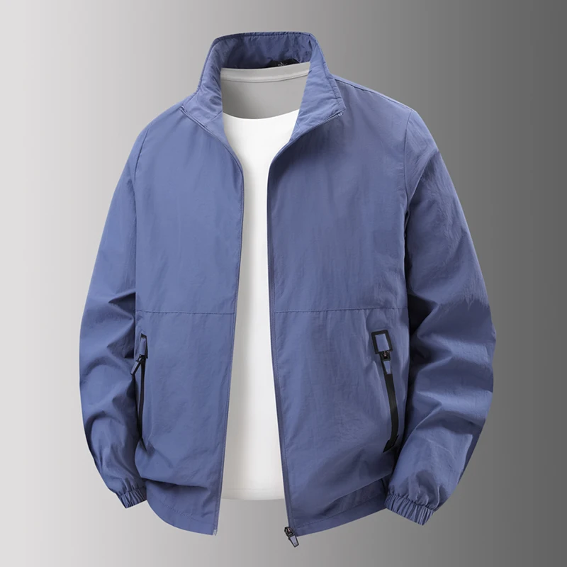 2026 Autumn Men's Button-Up Jacket - Fashionable, Casual, Versatile and Windproof Coat