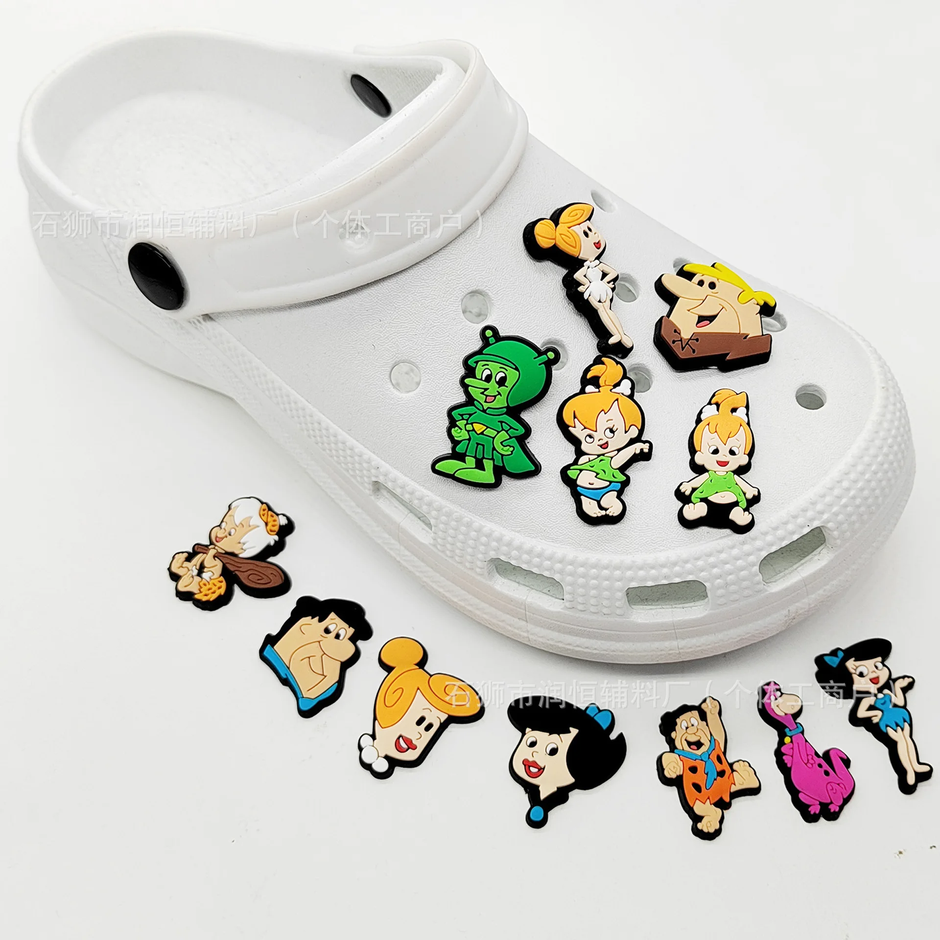 12Pcs set Cartoon pattern PVC Shoe Charms Detachable Garden Hole Shoe Decor Classic Anime DIY Shoe Accessories Gifts
