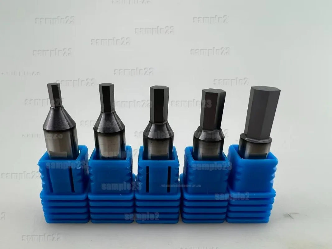 1pc CT08 Cemented Carbide Coated Rotary Broaching Punch, Internal Hexagon Tool Accessories