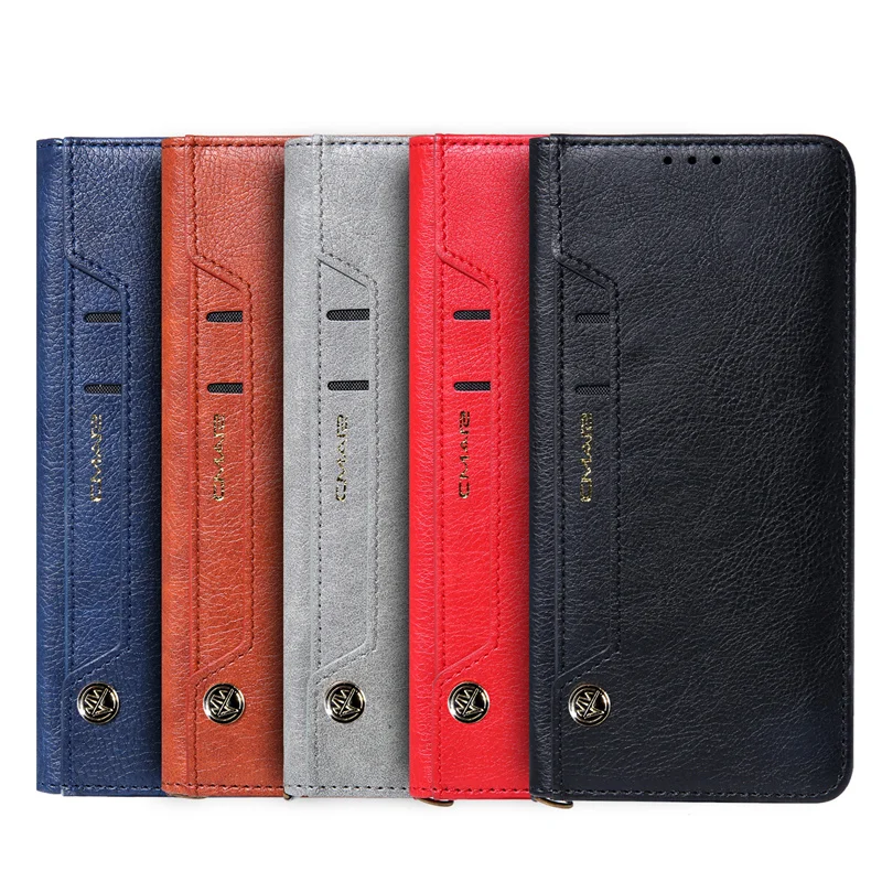 

Luxury Leather Wallet Card Slot Holder Phone Case For Samsung S24 S23 S22 S21 S20 S30 Ultra FE Plus Flip Cover Protective Case