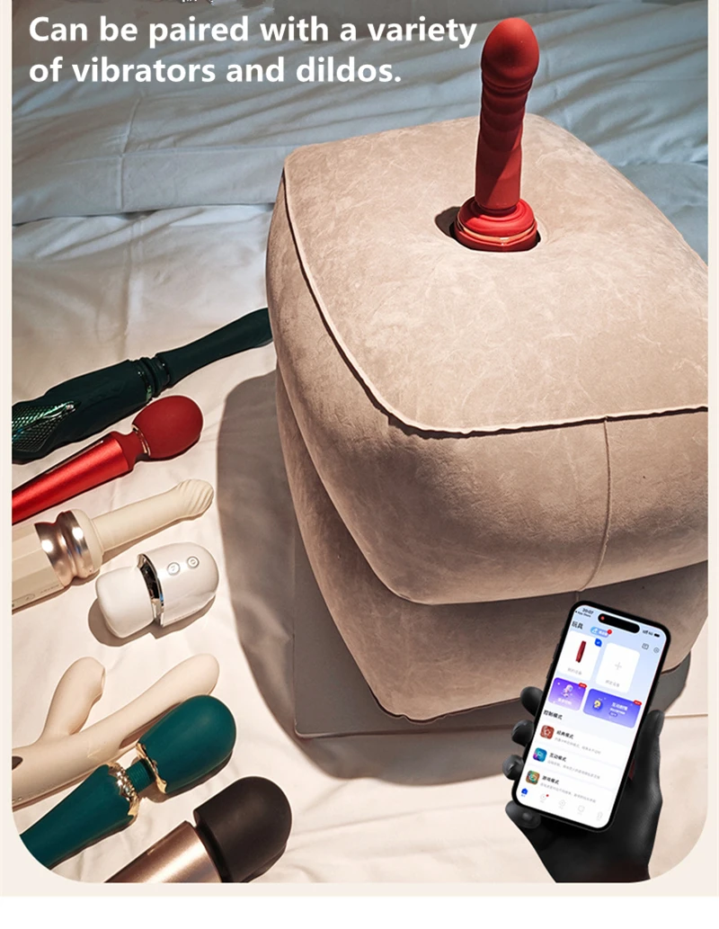 Inflatable Sex Cushion Fits All Types of Dildos and Vibrators Love Sofa Easy to Store and Carry Outdoor Seat Adult Sex Furniture view 2