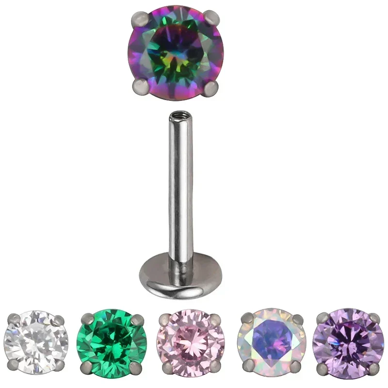 Titanium Ear Lip St…