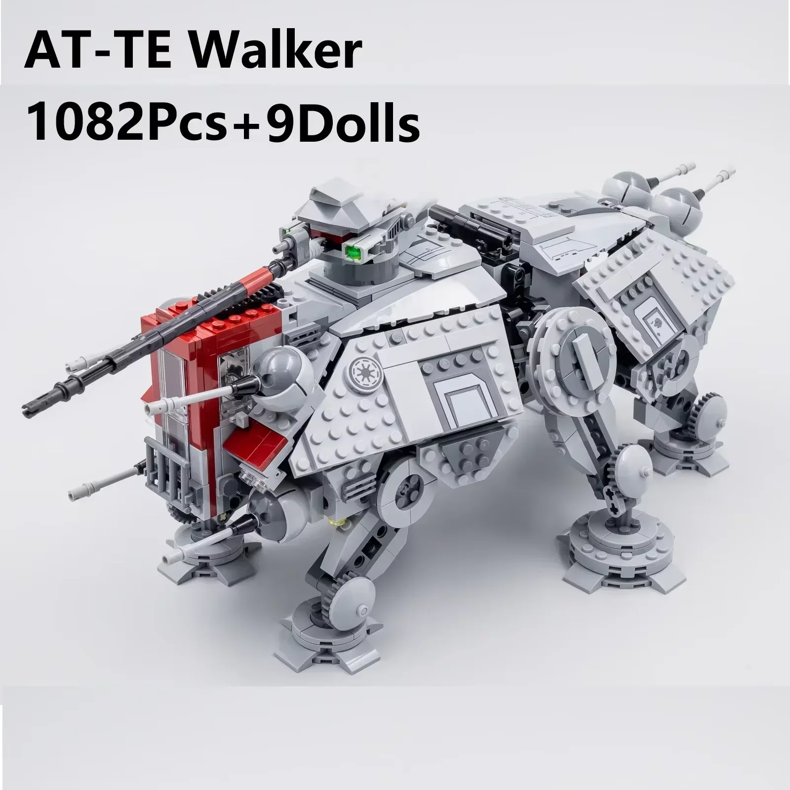 1082 قطعة At-TE Walker Terrain Tactical Actuator 75337 مجموعات بناء نموذج عرض قابل للتجميع لعبة هدية عيد ميلاد للبالغين والأطفال