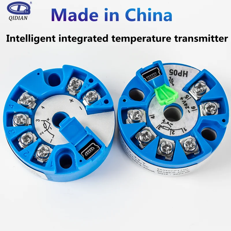 Integrated RTD pt100 temperature transmitter Sensor Module Thermal resistance 4-20mA -50 100 150 100 200 300 400 degree