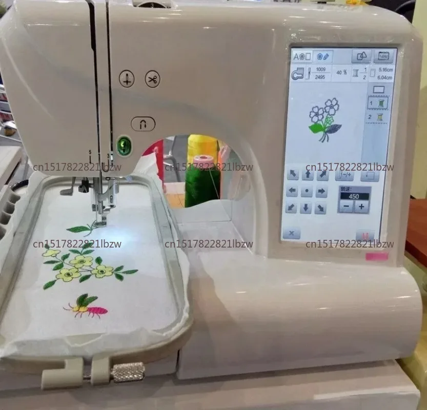 Single Head househ Por Computerized Sewing Embroidery Machine