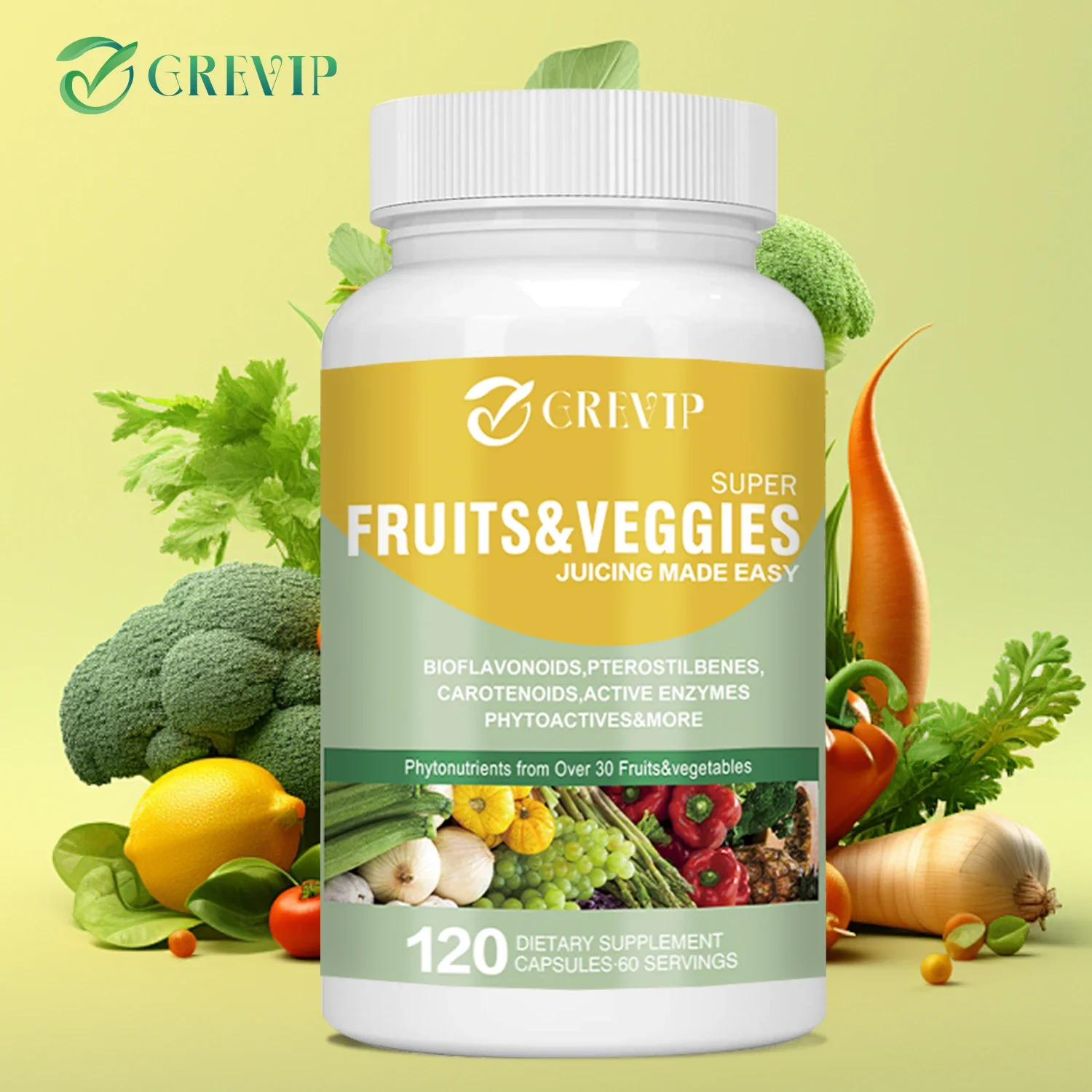 Fruits and Veggies - Supports Energy, Immune Health, and Promotes Digestive Health