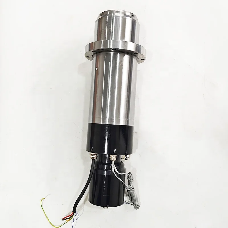 BT40 18000rpm 11kw 150mm Motor Spindle Nature Cooled CNC Router Spindle for Milling  Used for Stone Carving