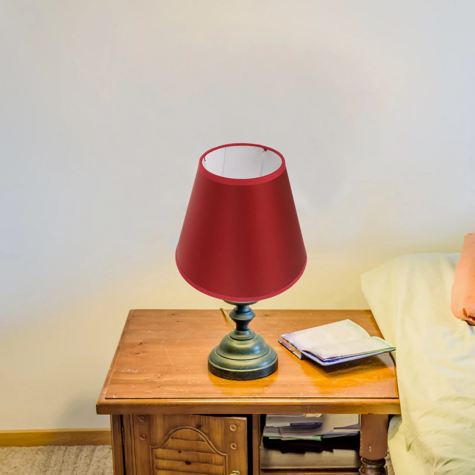 

E27 E14 Fabric Lampshade Cloth Small Drum Table Wall Light Shade for Bedroom Living Room Office Library Warm Atmosphere Stylish