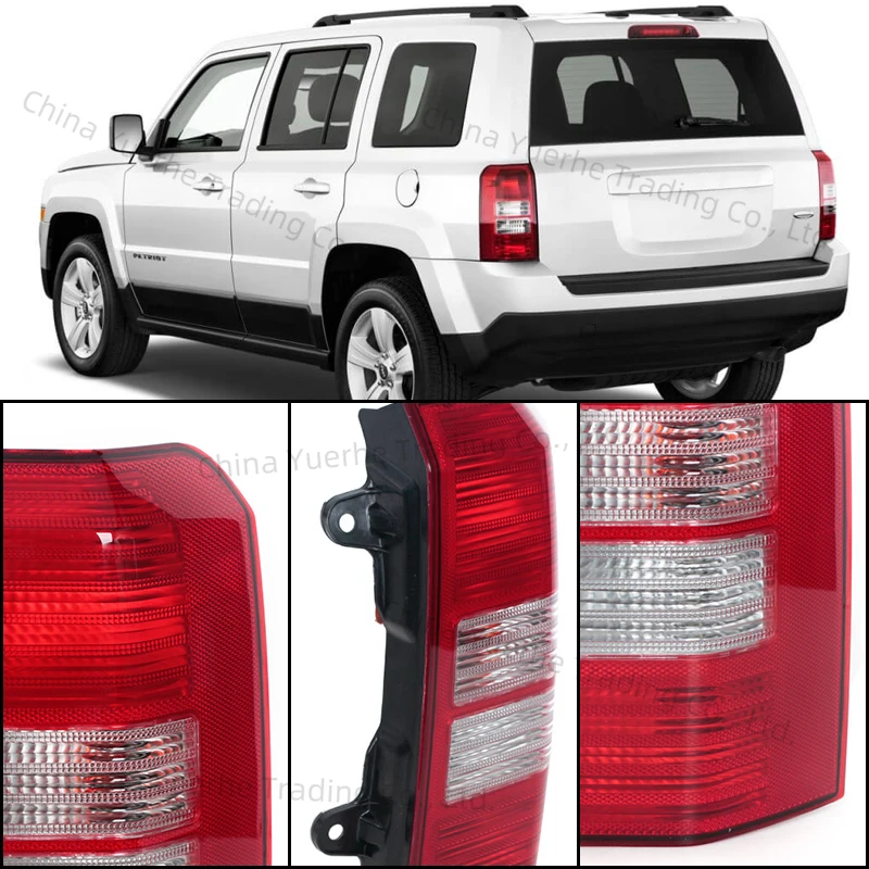 

Задний фонарь автомобиля в сборе для Jeep Patriot 2008-2017, фонарь заднего хода, сигнальный задний фонарь заднего бампера 5160364AF 5160365AE