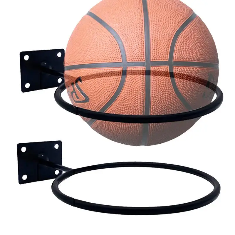 

Basketball Holder Wall Mount Rack Holder Basketball Display Storage Solid Wall Sports Ball Holder Display Sports Ball Holder