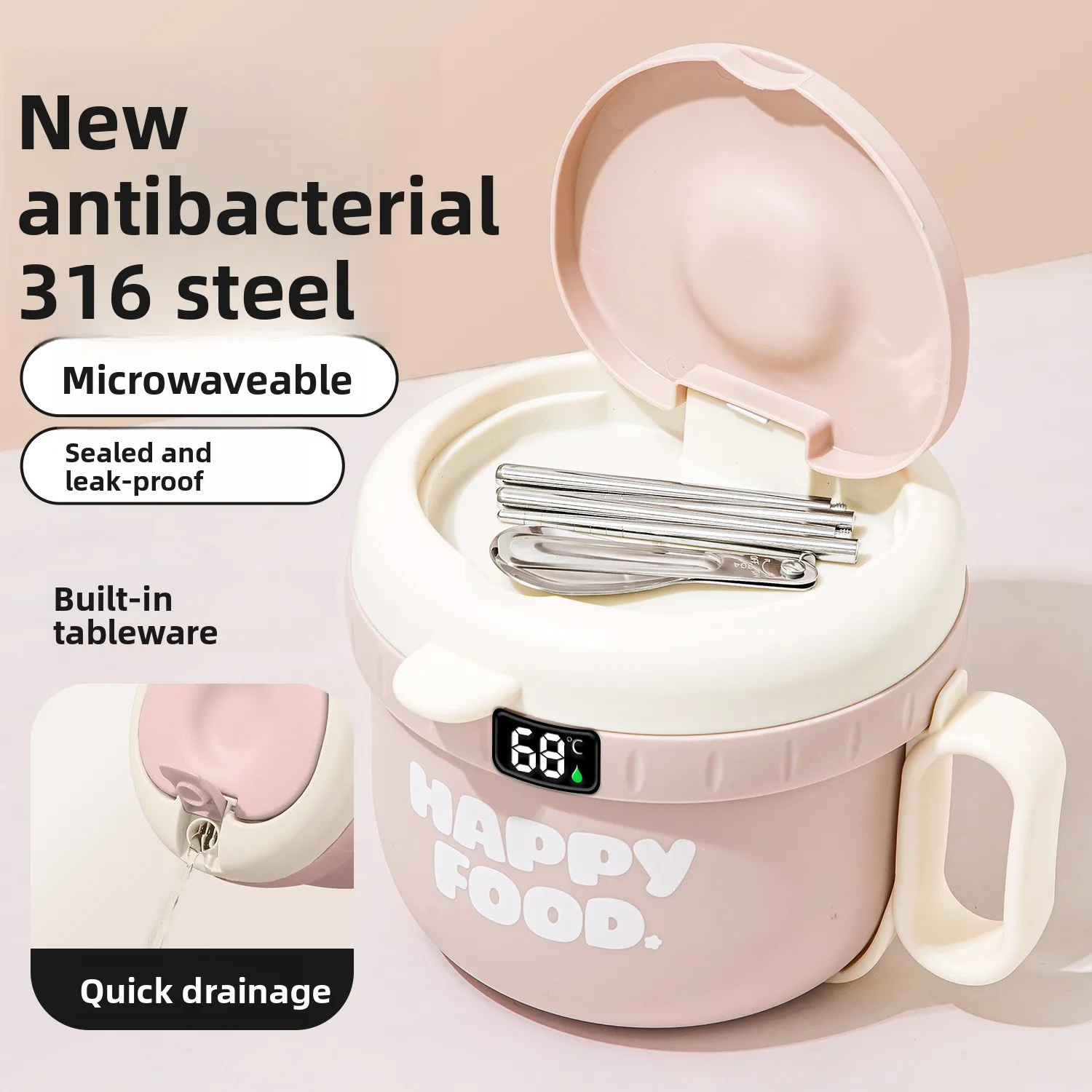 pink-microwave-ramen-bowl-with-lid-instant-noodle-cooker-set-with-strainer-cutlery-bpa-free-college-dorm-essential