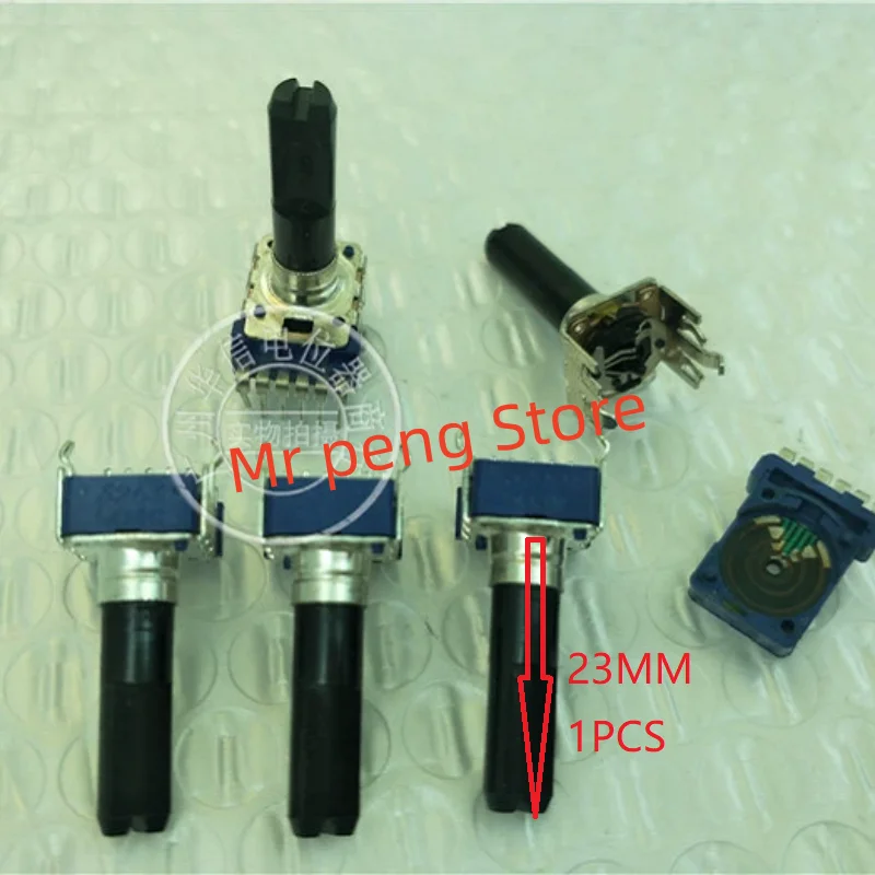 1pcs for FD RK142 vertical dual potentiometer A20K W50K C500K 6 pin with center handle 23MMF