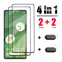 For Google Pixel 7 Glass For Google Pixel 7 Tempered Glass Screen Protector Camera Film For Google Pixel 7 Pro 6A 6 5A 4A Glass