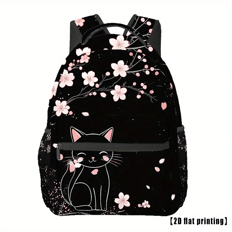Cherry Blossom Azolotl Travel Backpack Spacious Design with Adjustable Shoulder Straps and Various Compartments for Men Women