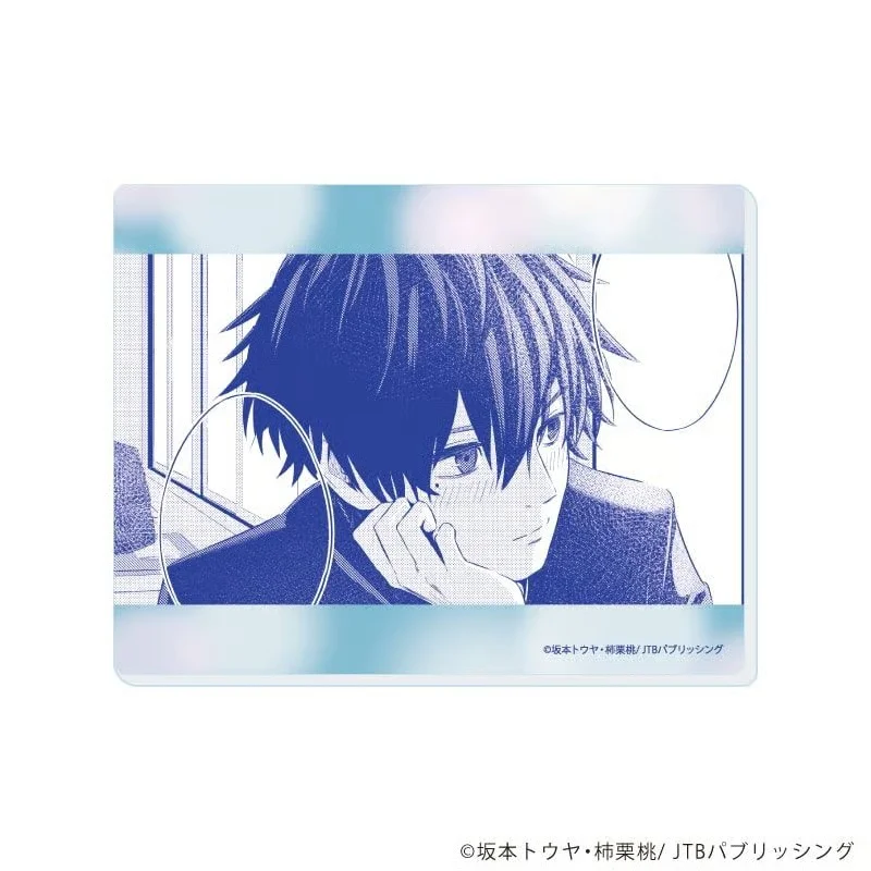 Until the end , Sasamoto-kun Miyaichi and Sasamoto rectangle Acrylic Stand Model Plate Keychains desk decorations Fans Gifts