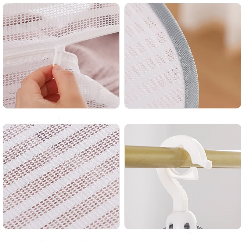 Three-Layer Drying Net Anti-Mosquito Drying Fish Net Strong And Durable Folding Food Drying Net for Vegetable Fruit Household