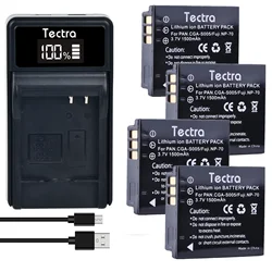 1500Ah CGA-S005E DMW-BCC12 DB-60 DB-65 BP-DC4 NP70 Battery for Panasonic Lumix DMC-FX180 DMC-LX1 DMC-LX2 LX3 FS1 FS2 FX01 FX07