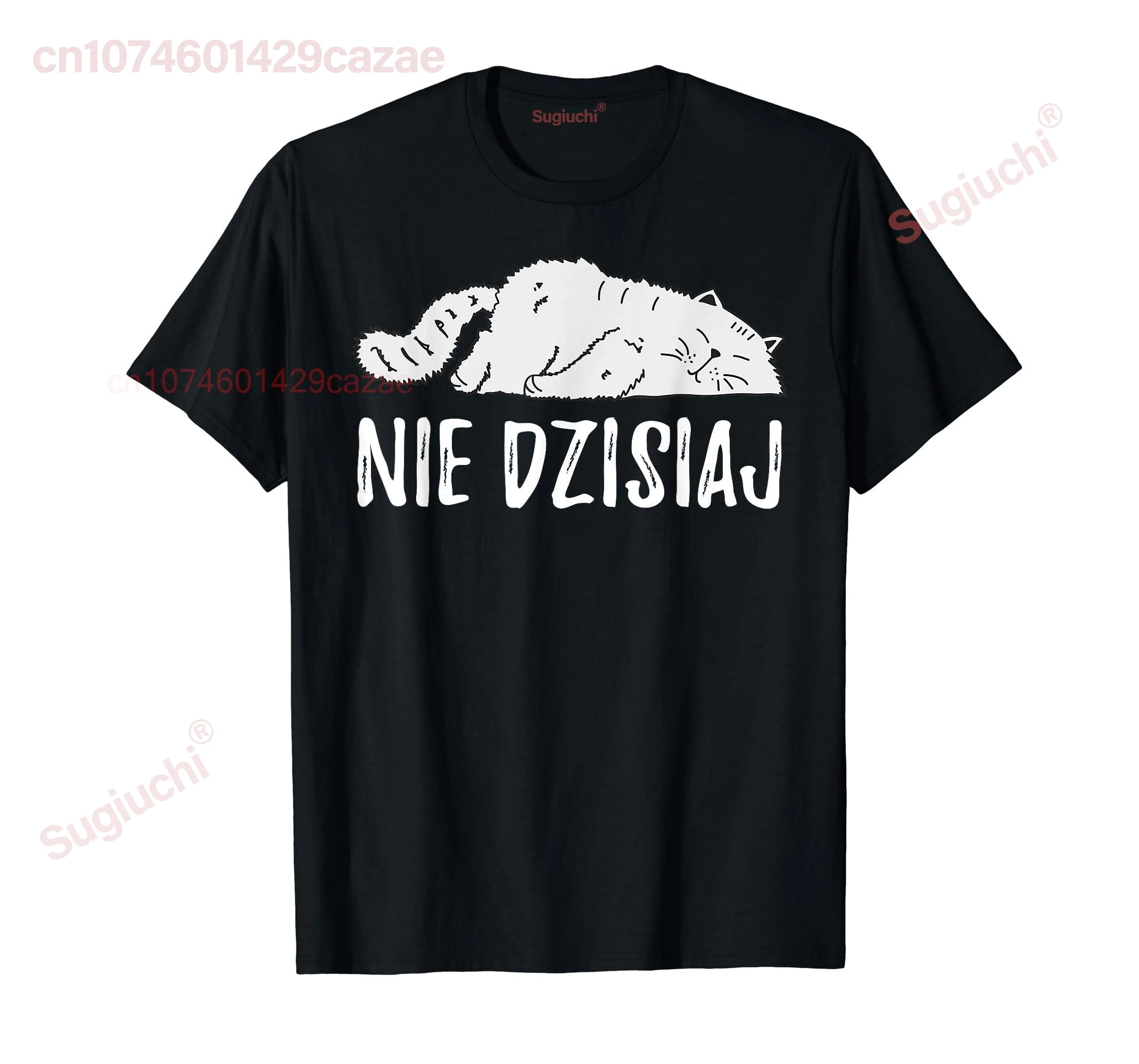 100% Cotton Funny Polish Cat Poland Polska T-Shirt MEN WOMEN UNISEX T Shirts Size S-6XL