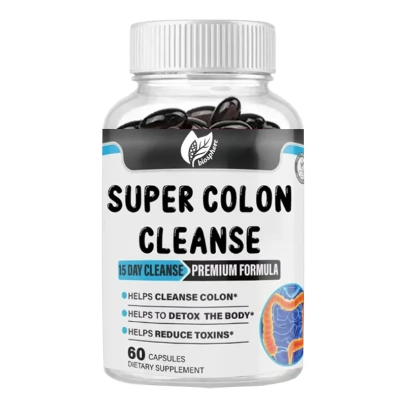 

Super Colon Cleansing Pill, Ingredients Include Oats, Alfalfa, Psyllium Husks, 60 Capsules