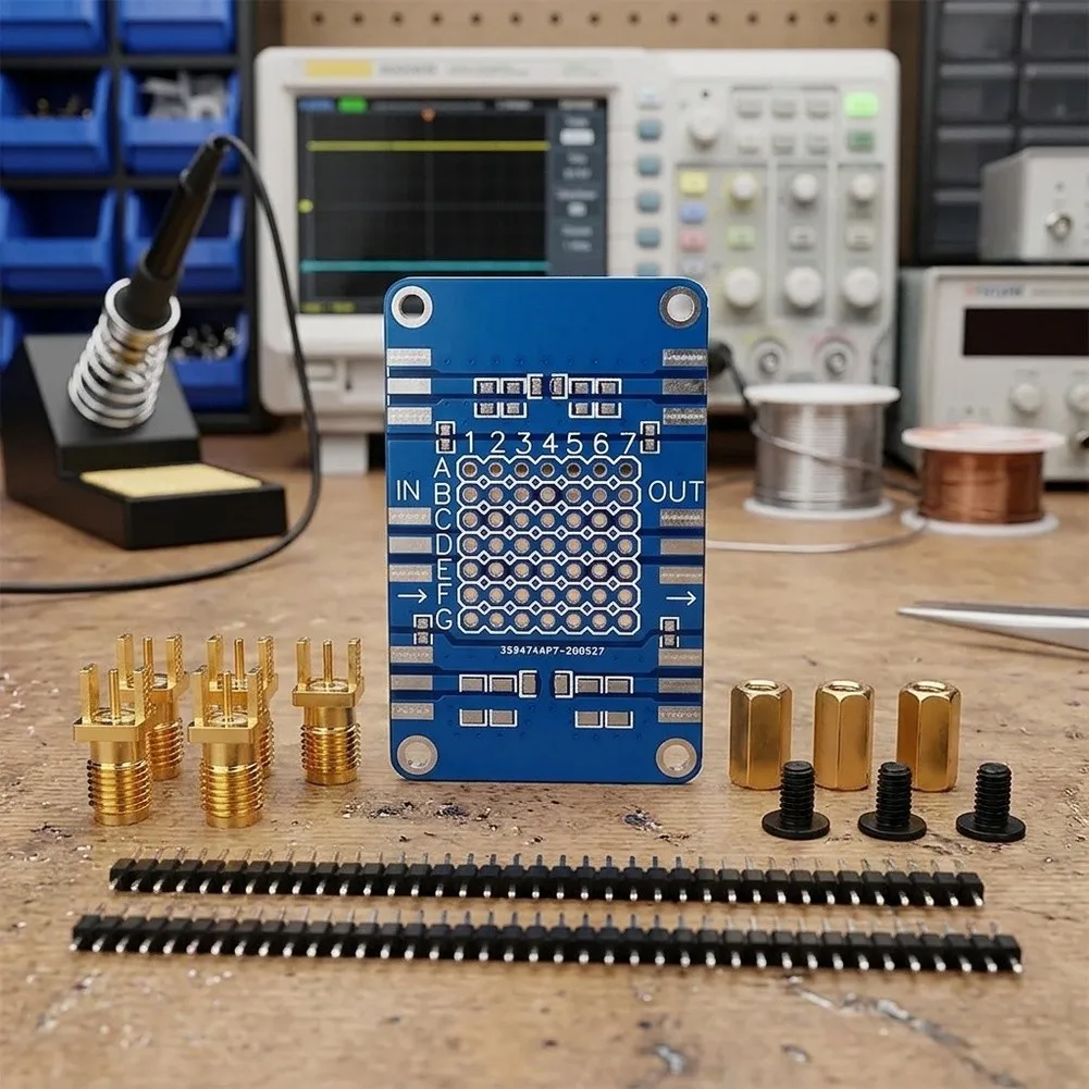 RF Circuit Training Board for NanoFor Supporting Calibrated Measurements Filter Analysis and Impedance Studies
