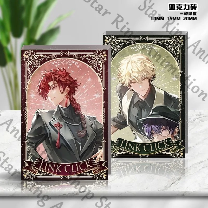 Link Click Lucas Charles Qiao Ling vein Anime Acrylic Brick Standing Board High Transmittance Cospaly Cartoon Decorate Desktop