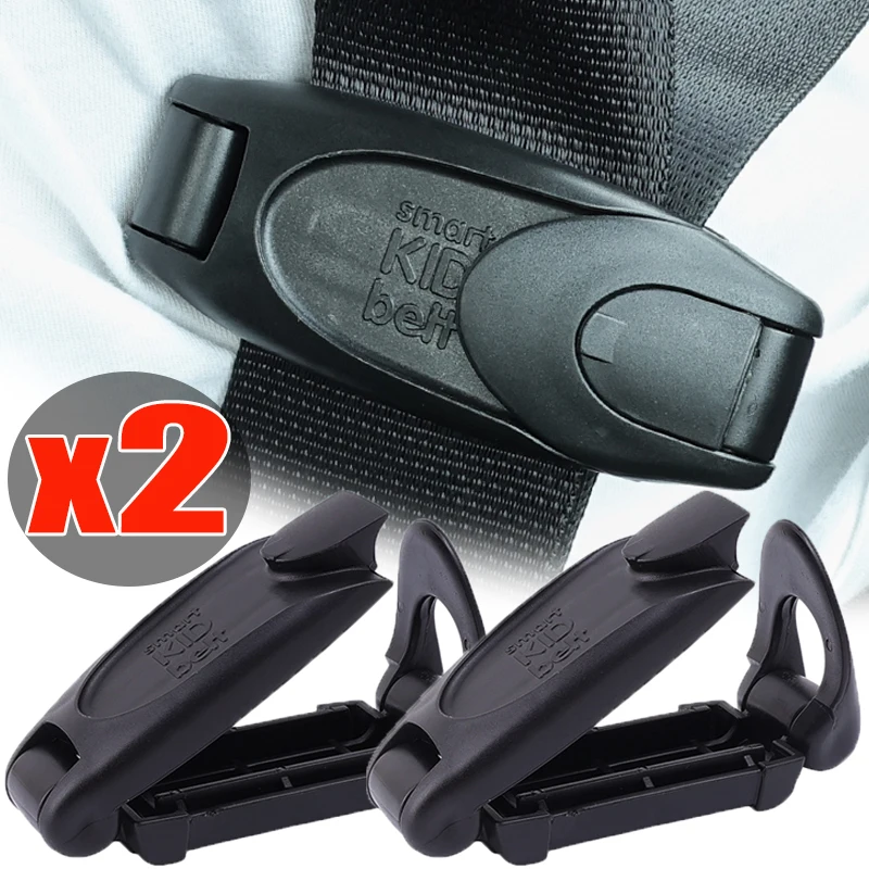 Car Safety Seat Belt Buckle Clip Seatbelt Stopper Adjuster Clip To Relax Shoulder Neck Car Strap Clips Car Accessories