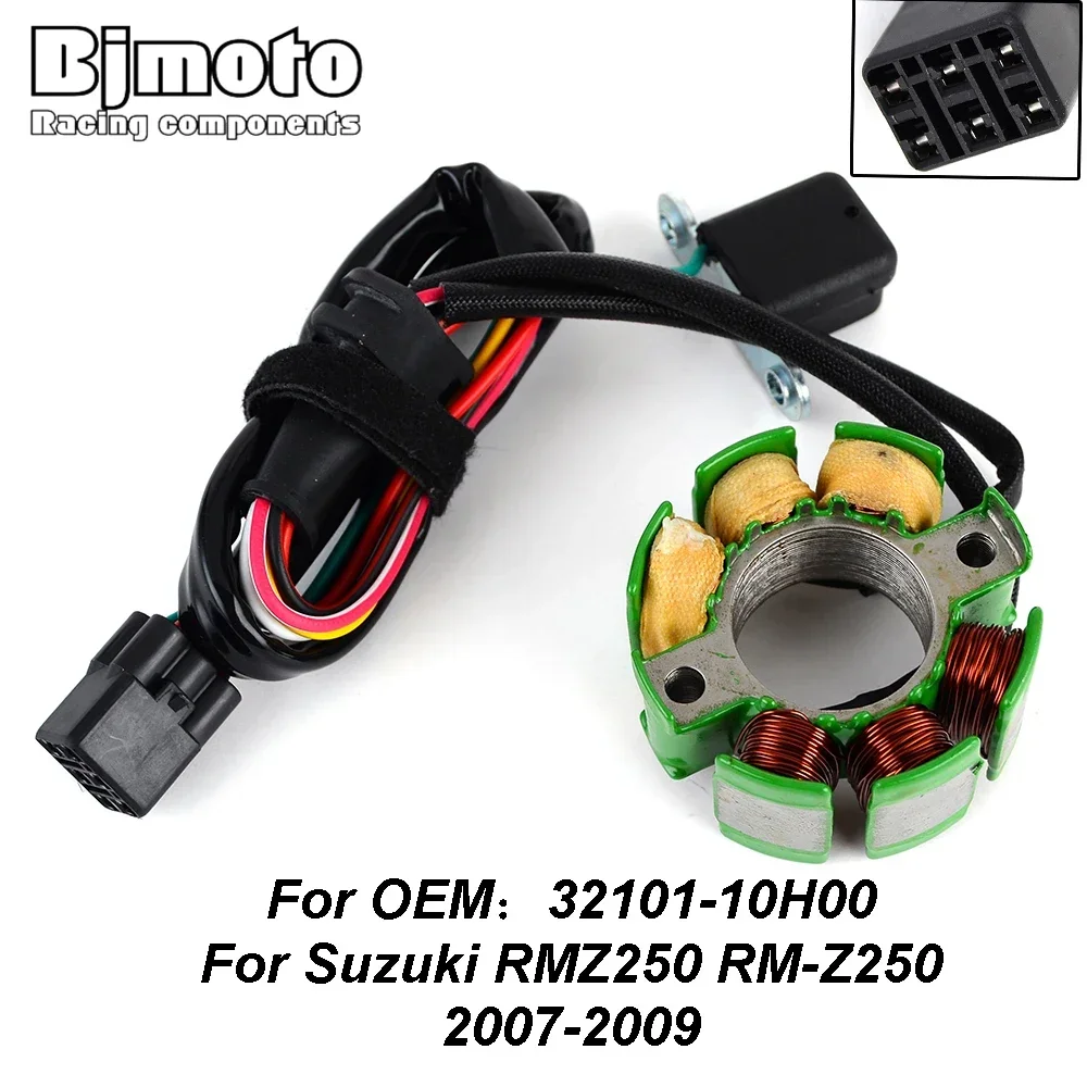 RMZ 250 Motorcycle Generator Stator Coil For Suzuki RMZ250 RM-Z250 2007 2008 2009 32101-10H00