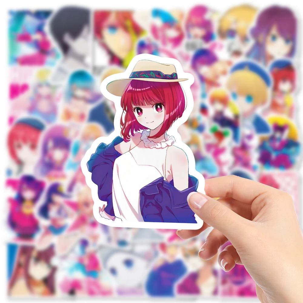 10/30/50/100pcs Anime OSHI NO KO Stickers Cute Hoshino Ai Cartoon Sticker DIY Phone Diary Luggage Kawaii Girls Decals Decorarion