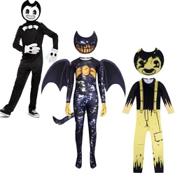 Tuszujące dziecięce kostiumy na Halloween Anime Bendy-lover Cosplay Boys Girl body wing Cartoon destroining Carnival Party Machineing