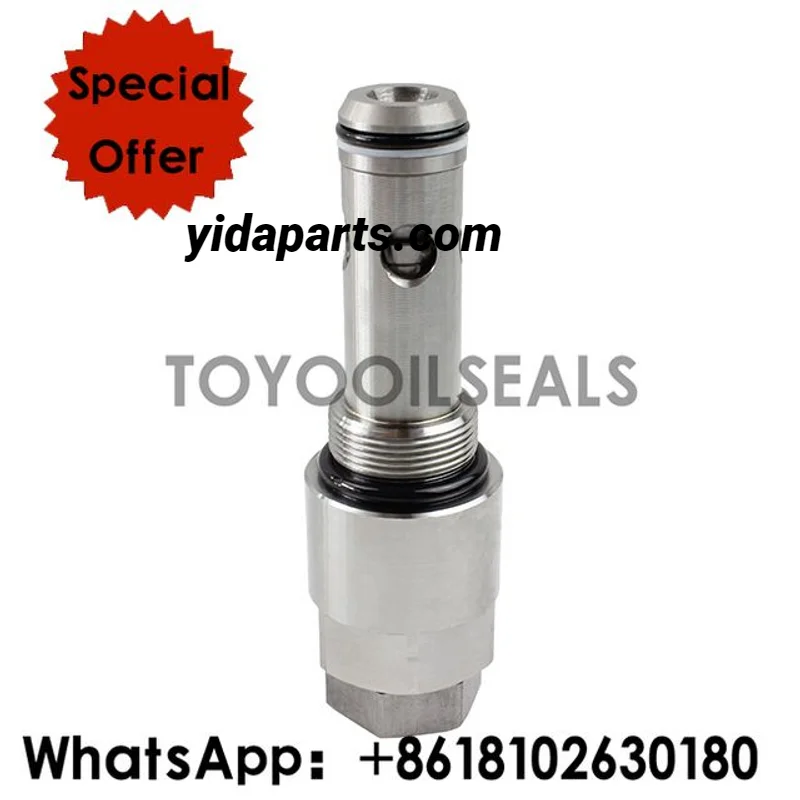 Hydraulic parts PC200-6 rotary relief valve for Komatsu excavator