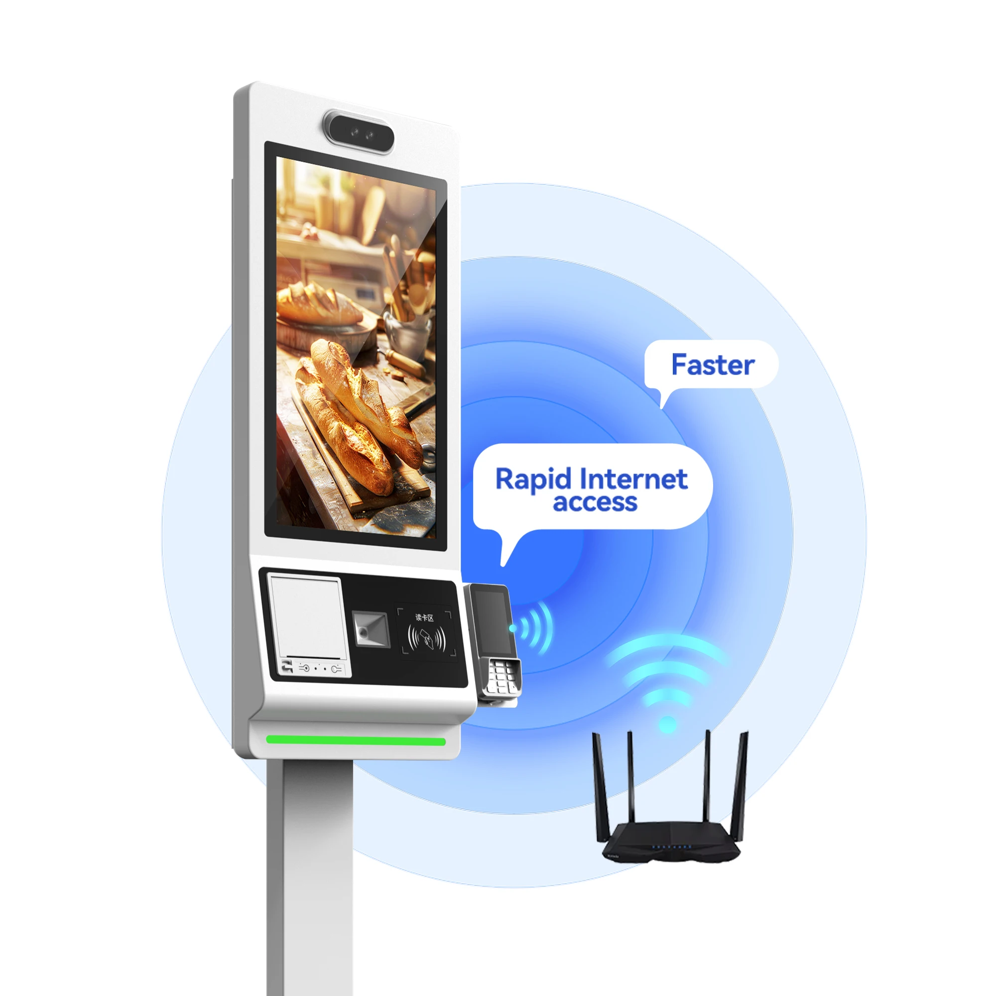 Machine Multi-Function Android OS for Parking Lot service area Hot Selling 21.5 23.6  27 32 inch  Parking Self Service Self Pay