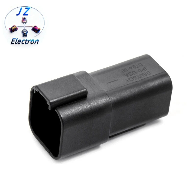 2PCS/SET DT04-6P-E004 Automobile 6-hole black plug socket