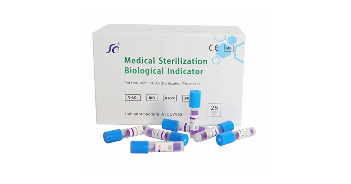 Plasma Sterilization H2O2 Biological Indicator Medical Consumables H2O2 Plasma Sterilization Indicator