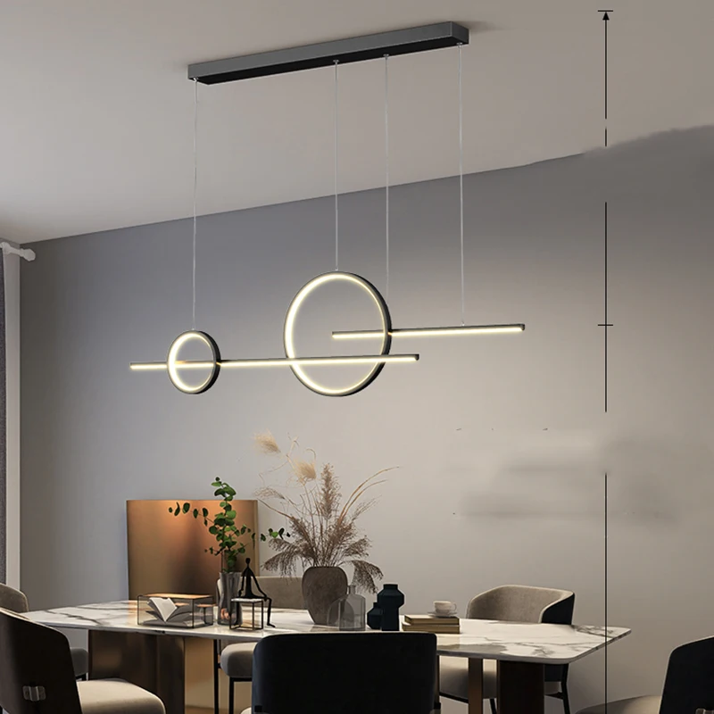 Modern Dining Room Pendant Lights, Iluminação interior Lâmpada do teto, Luz de suspensão, Lustre LED, Decorativo