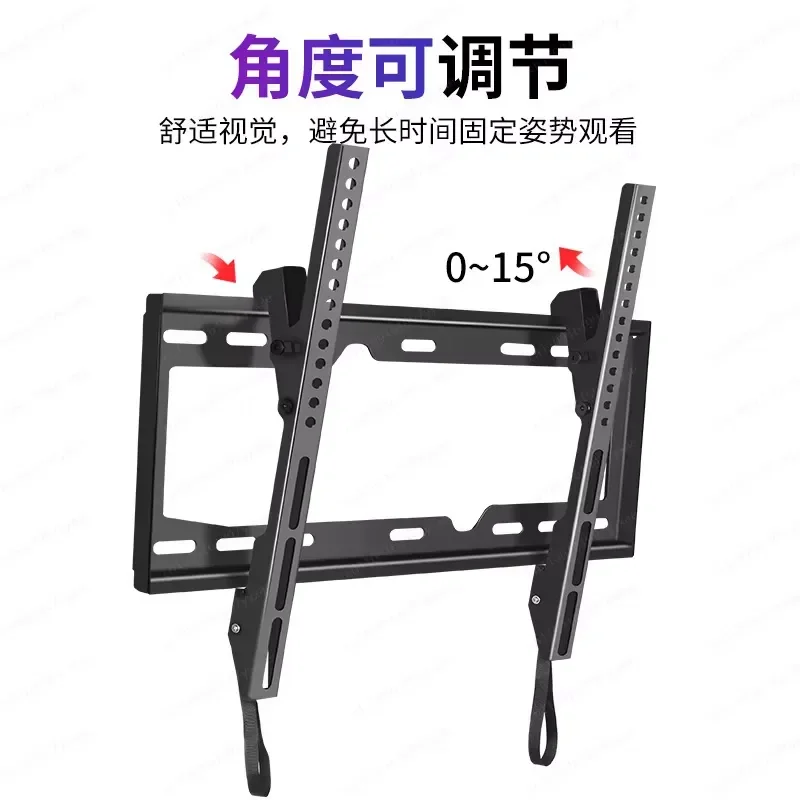 Universal TV Wall Mount Bracket 26-65 Inch Tilt Adjustable Heavy Duty VESA Compatible Flat Screen LED LCD Hanger for Living