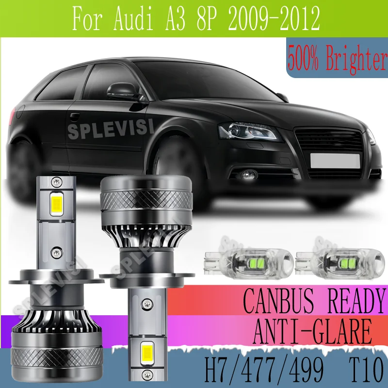 

High-Lumen with Efficient Cooling System Night Driving Essential IP68 Waterproof HEADLIGHT For Audi A3 8P 2009 2010 2011 2012